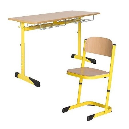 Set 2 -höhenverstellbar  mit Lehrertisch u. -stuhl